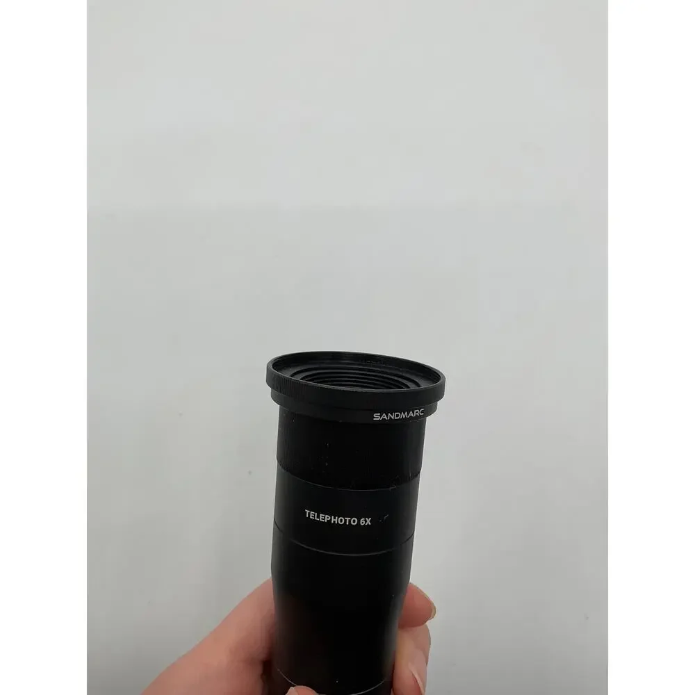 Sandmarc iPhone Telephoto 6x Camera Lens, Black with Case/Cover Sleeve